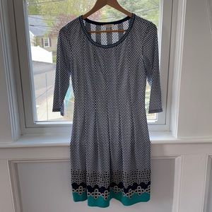 Max studio 3/4 Sleeve Fit & Flare Casual Dress